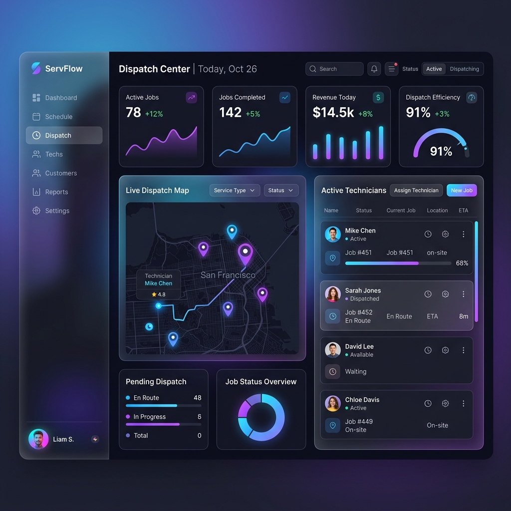 Enterprise CRM Dashboard